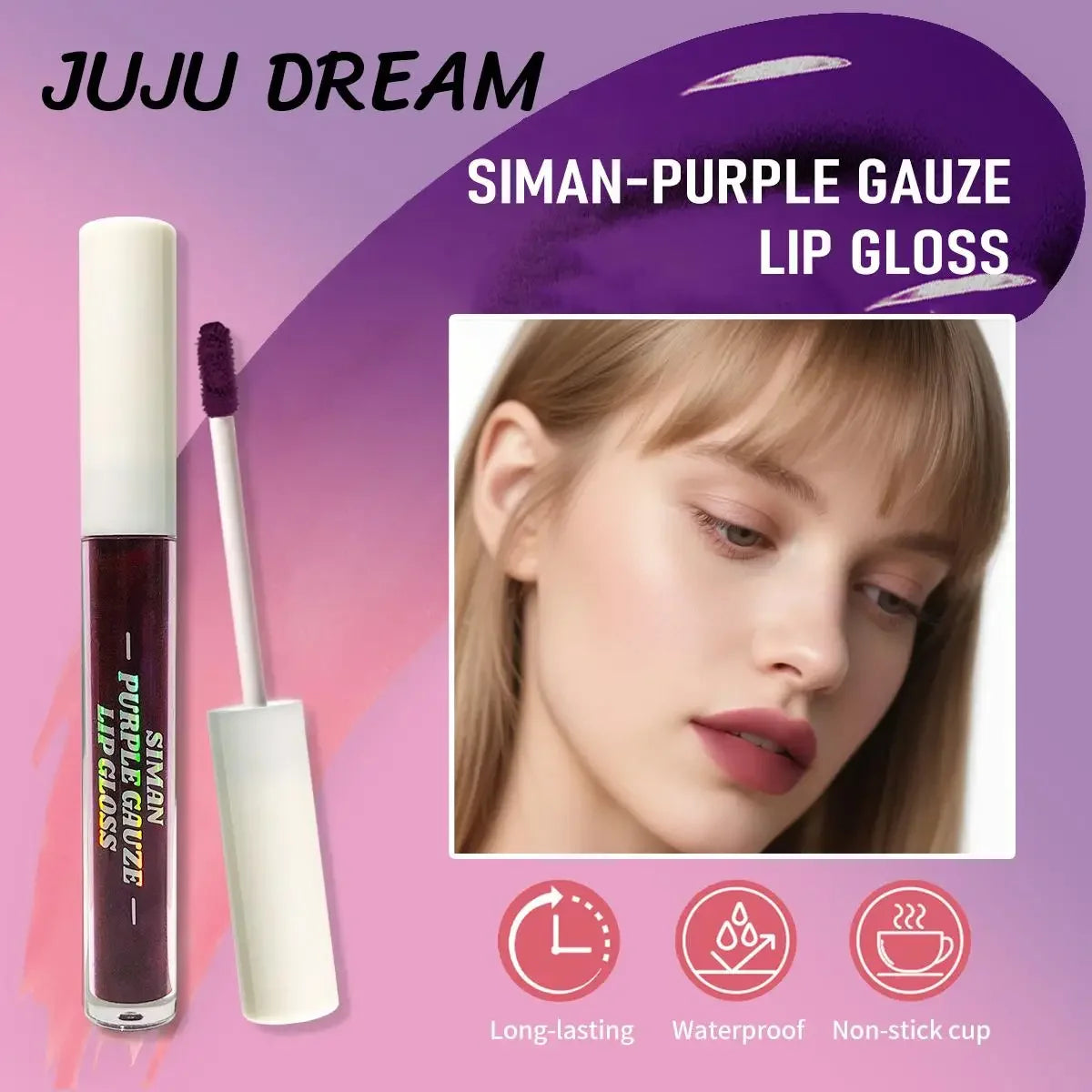 Long-Lasting Waterproof Peel Off Lip Color - Juju Dream
