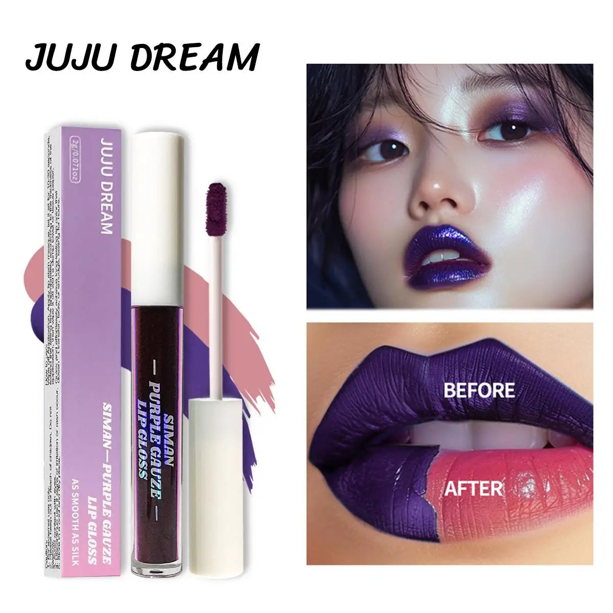 Long-Lasting Waterproof Peel Off Lip Color - Juju Dream