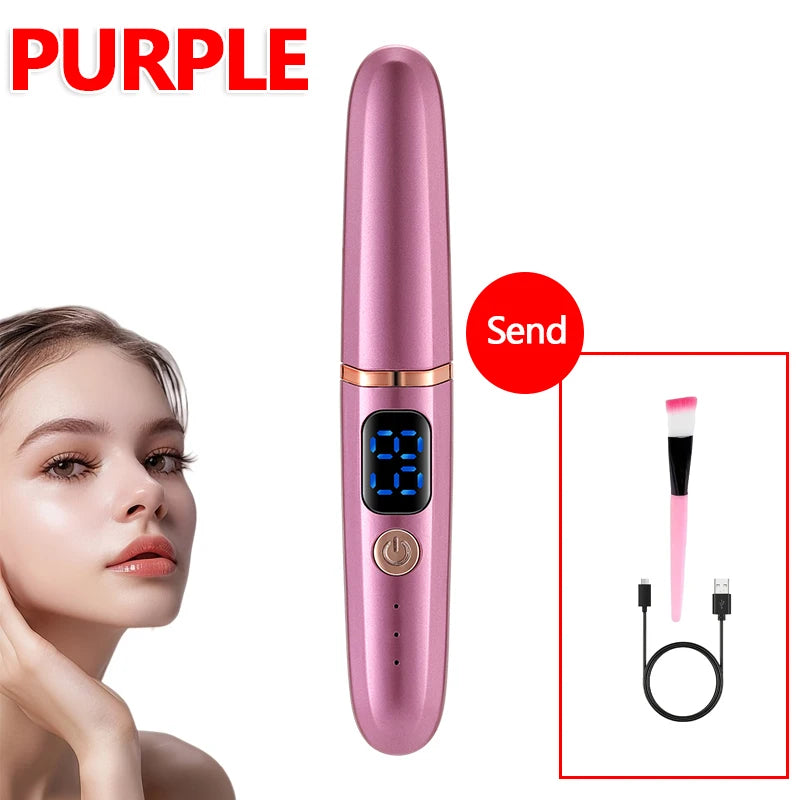 USB Eyelash Curler in six colors with digital display and heated comb for long-lasting curls. Features fast delivery and intelligent temperature control.