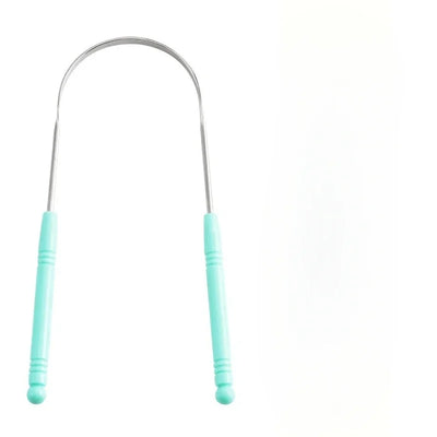 YJYIBEI Tongue Scraper - Metal Hygiene | Stainless Steel oral care tools with colorful handles and storage case. Ideal for daily tongue cleaning.