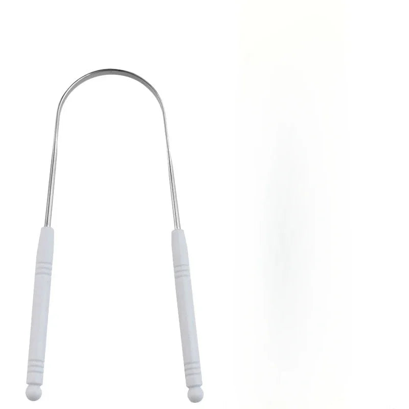 YJYIBEI Tongue Scraper - Metal Hygiene | Stainless Steel oral care tools with colorful handles and storage case. Ideal for daily tongue cleaning.