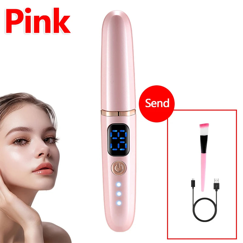 USB Eyelash Curler in six colors with digital display and heated comb for long-lasting curls. Features fast delivery and intelligent temperature control.